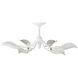 Snowflower 6 Light 36 inch Gesso White Semi-Flush Mount Ceiling Light