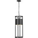 Luca LED 9.25 inch Black Outdoor Chain Mount Ceiling Fixture