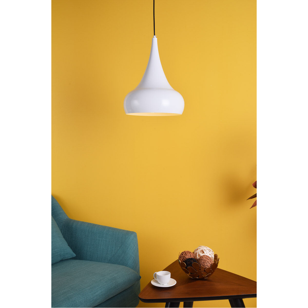 Circa 1 Light 11.5 inch White Pendant Ceiling Light