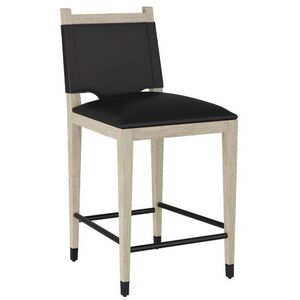 Burdock 36.5 inch Black Counter Stool