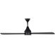 Streaming 60 inch Midnight Black Indoor/Outdoor Smart Ceiling Fan