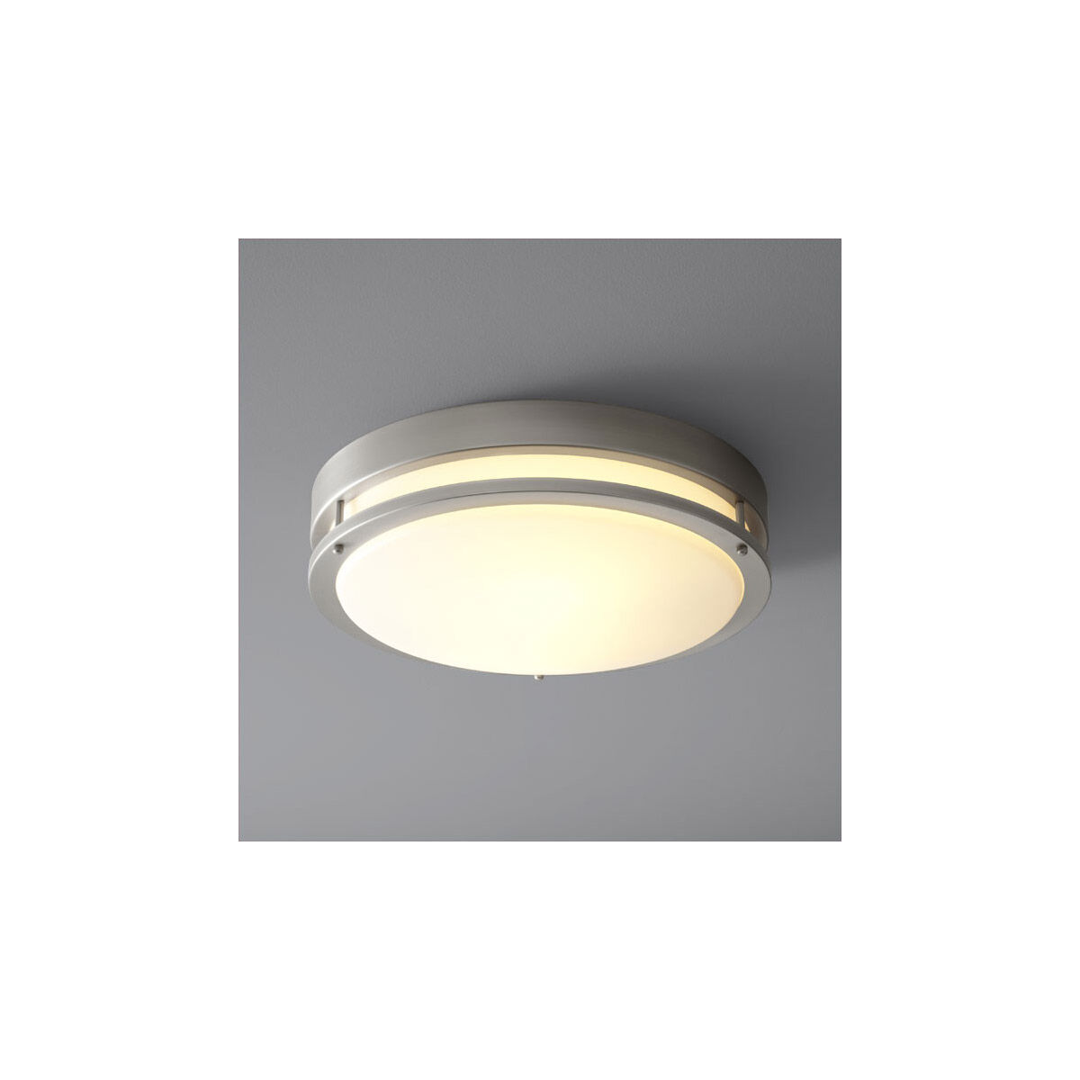 Oracle 2 Light 18 inch Satin Nickel Flush Mount Ceiling Light