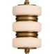 Favo 7 inch Brushed Brass Wall Mount Wall Light