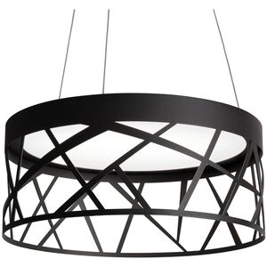 Boon LED 20 inch Black Pendant Ceiling Light