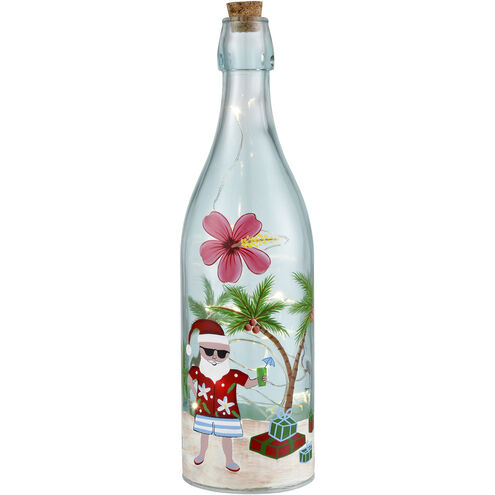 Beach Multicolor Holiday Lighting, Santa Bottle