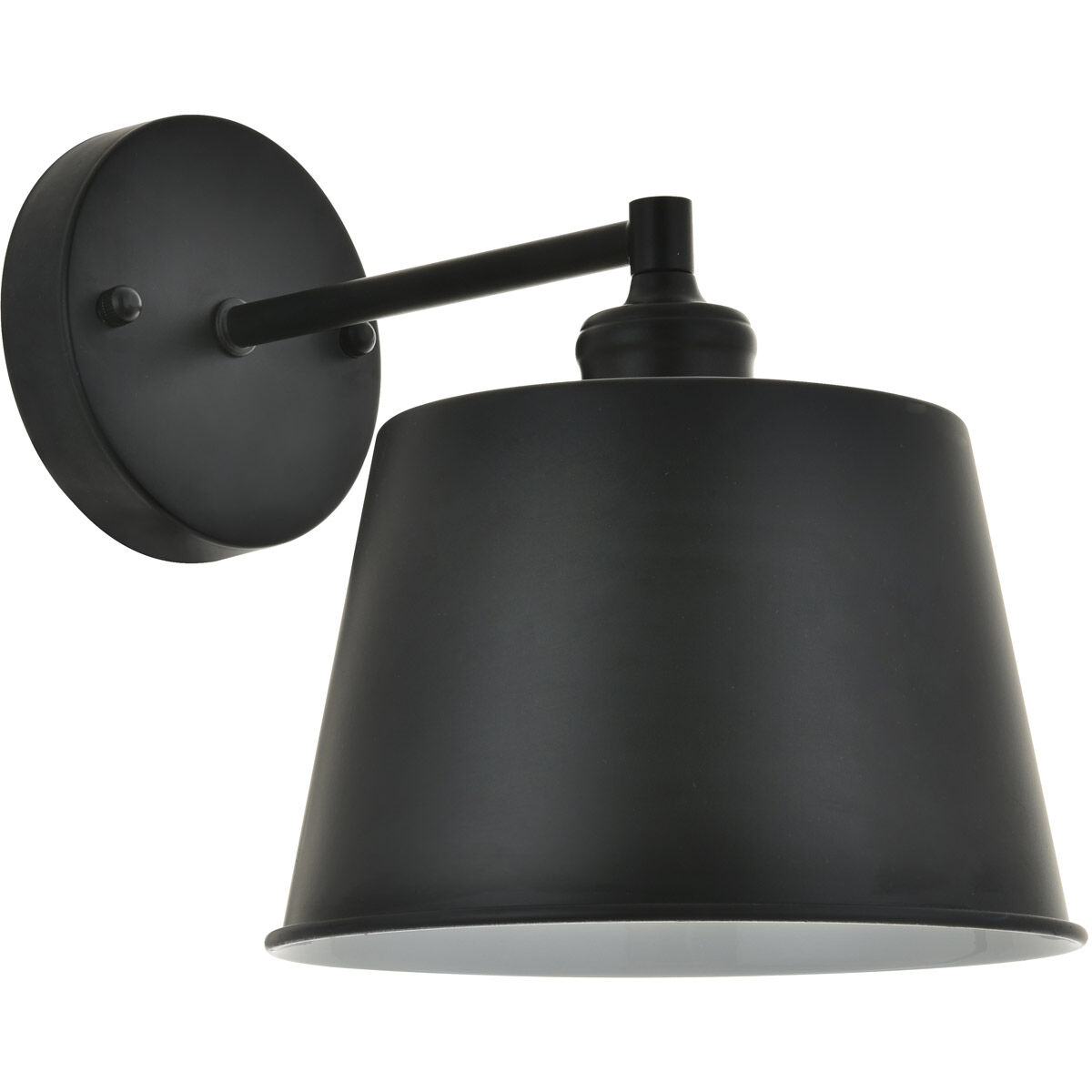 Nota 1 Light 8 inch Black Wall Sconce Wall Light