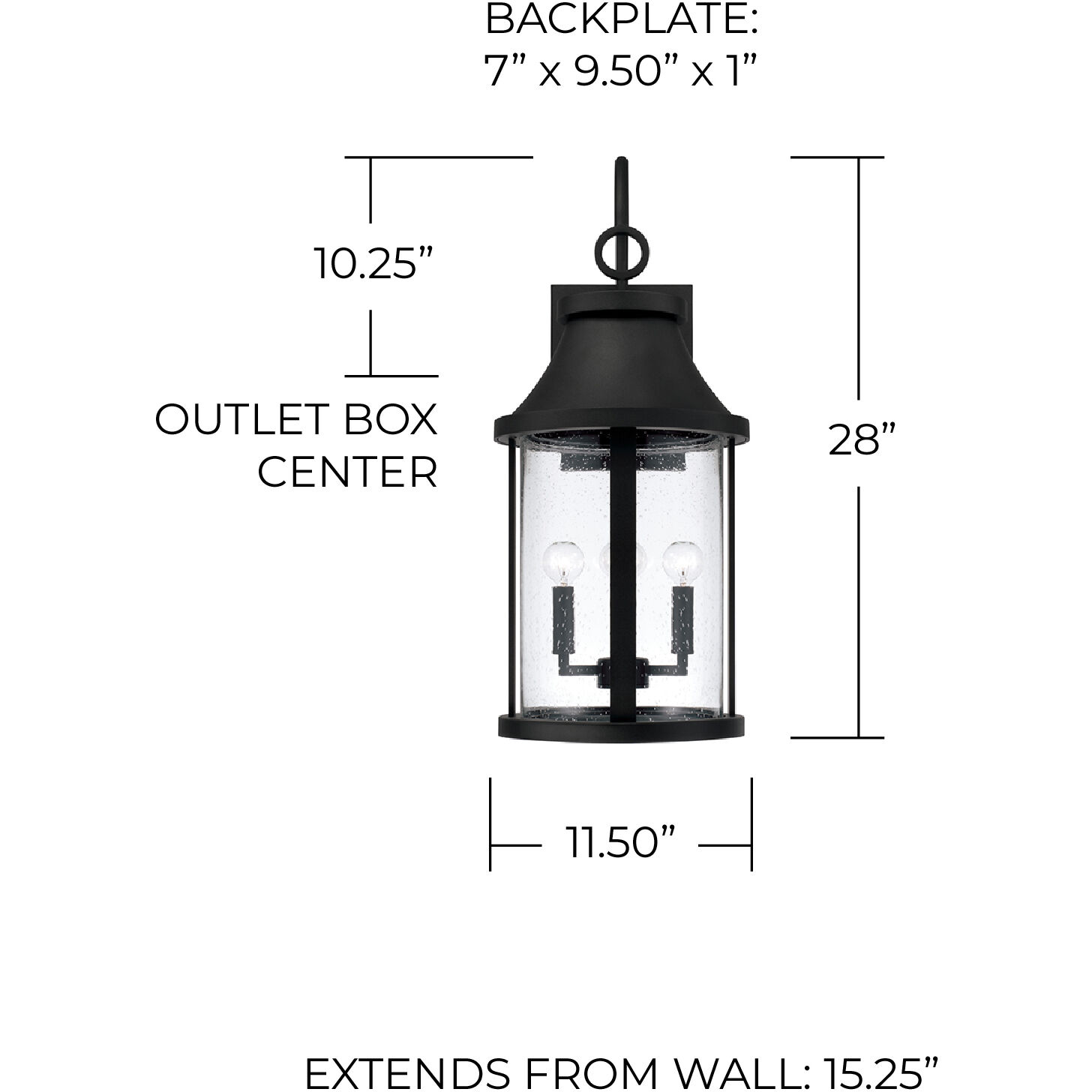 Bridger Outdoor Wall Lantern