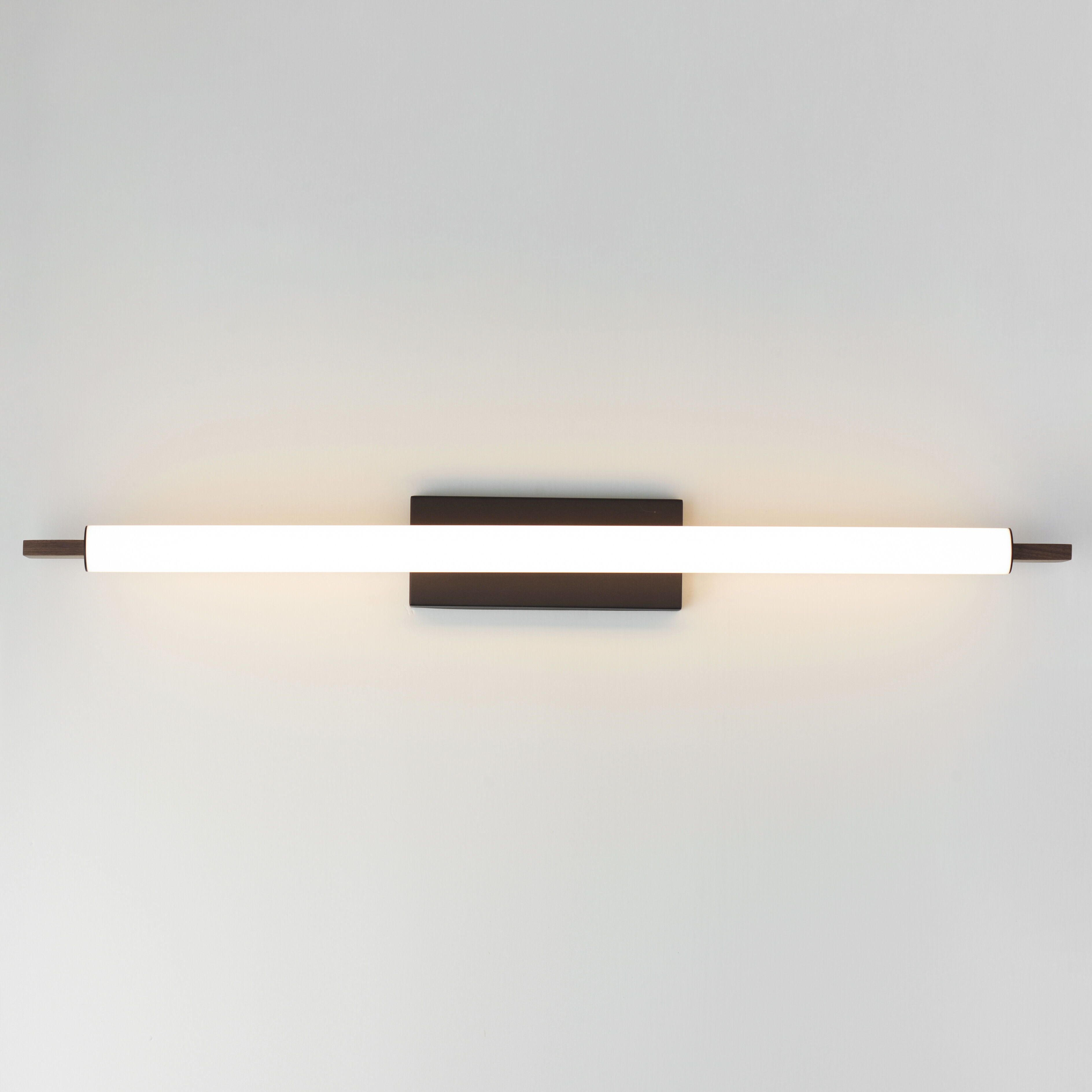 Joist LED 45.25 inch Walnut and Black Wall Sconce Wall Light