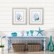 Waterside Collection Blue Framed Art