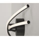 Lock LED 24 inch Black Bath Vanity Wall Light