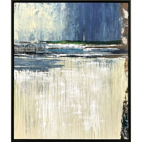 Coast Road Blue and Green and Multi and White Canvas