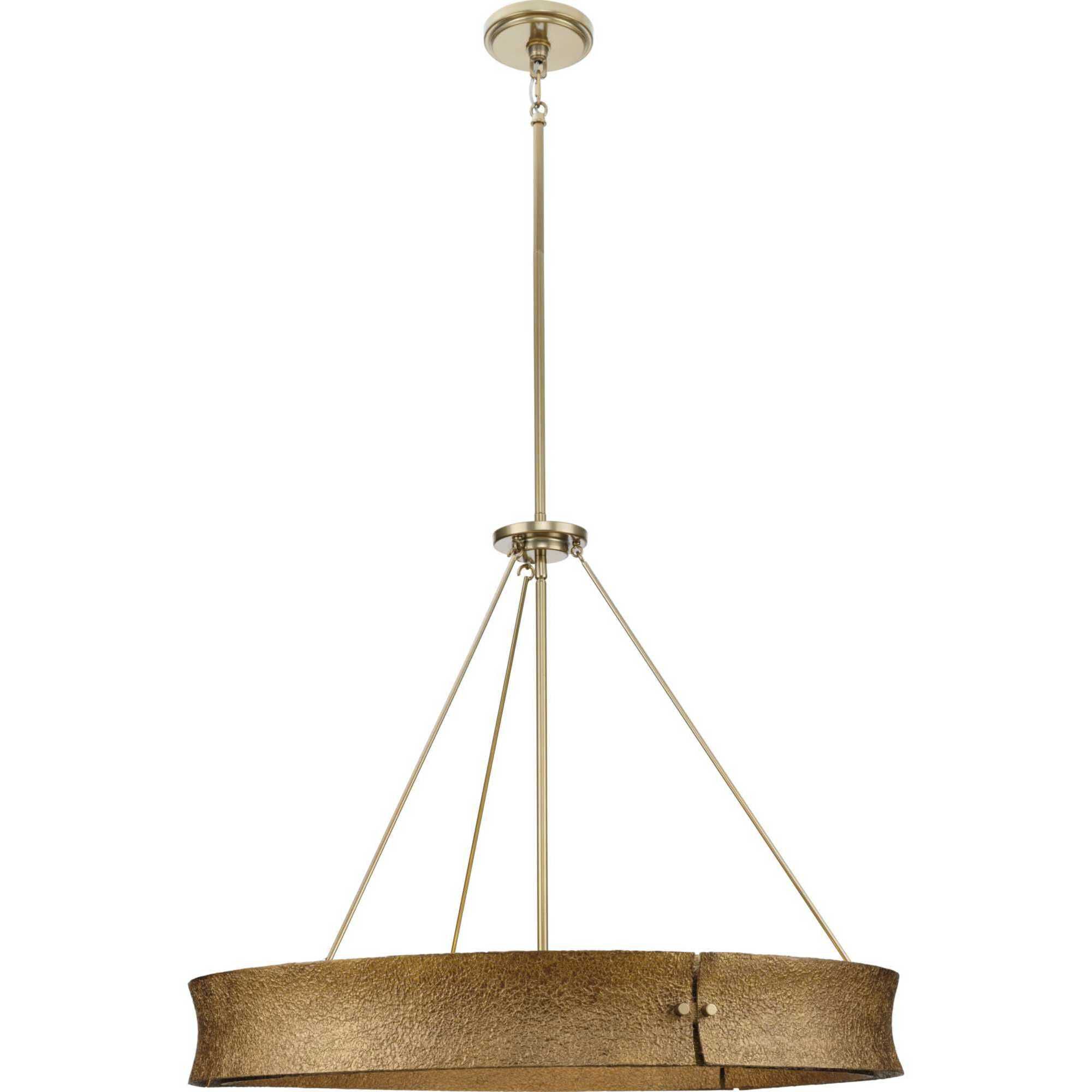 Lusail 6 Light 32 inch Soft Gold Chandelier Ceiling Light, Design Series