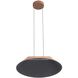 Faroe Pendant Ceiling Light in Coffee/Black