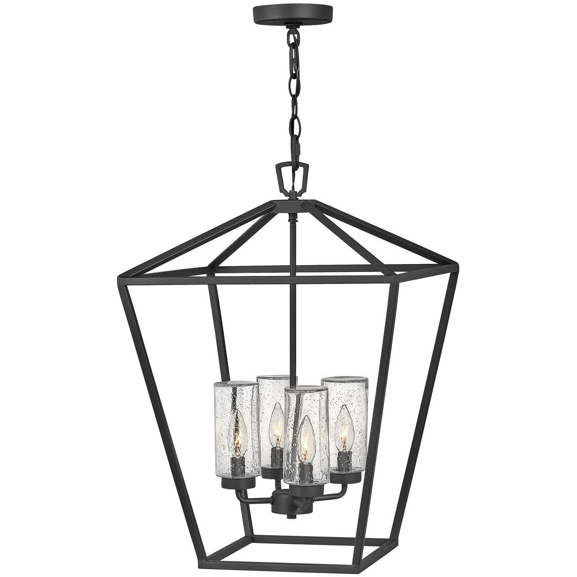 Open Air Alford Place LED 17 inch Museum Black Outdoor Hanging, Estate Series