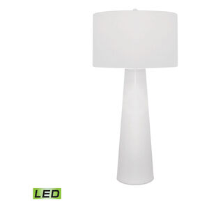 Ambridge 36 inch 9.50 watt White Table Lamp Portable Light, with Night Light