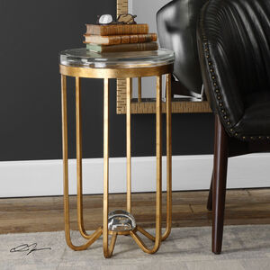 Allura 25 X 14 inch Forged Iron End Table