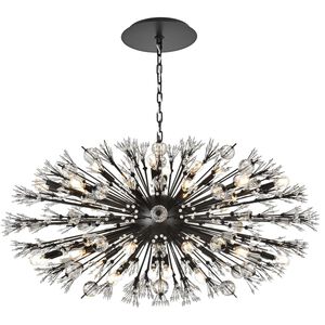 Vera 38 Light 25 inch Black Pendant Ceiling Light