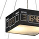 Aston Linear Chandelier Ceiling Light