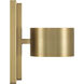 Henley LED 5.5 inch Aged Brass Sconce Wall Light