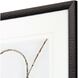Southwestern Collection Modern Rubbed Matte Espresso Wood With Honeycomb Embossing Framed Art