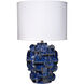 Helios 30.5 inch 150.00 watt Cobalt Blue Table Lamp Portable Light