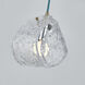 Pallina 1 Light 6 inch Winter Brass Pendant Ceiling Light in Clear