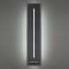 Midnight 1 Light 36 inch Black Outdoor Wall Light in 4000K