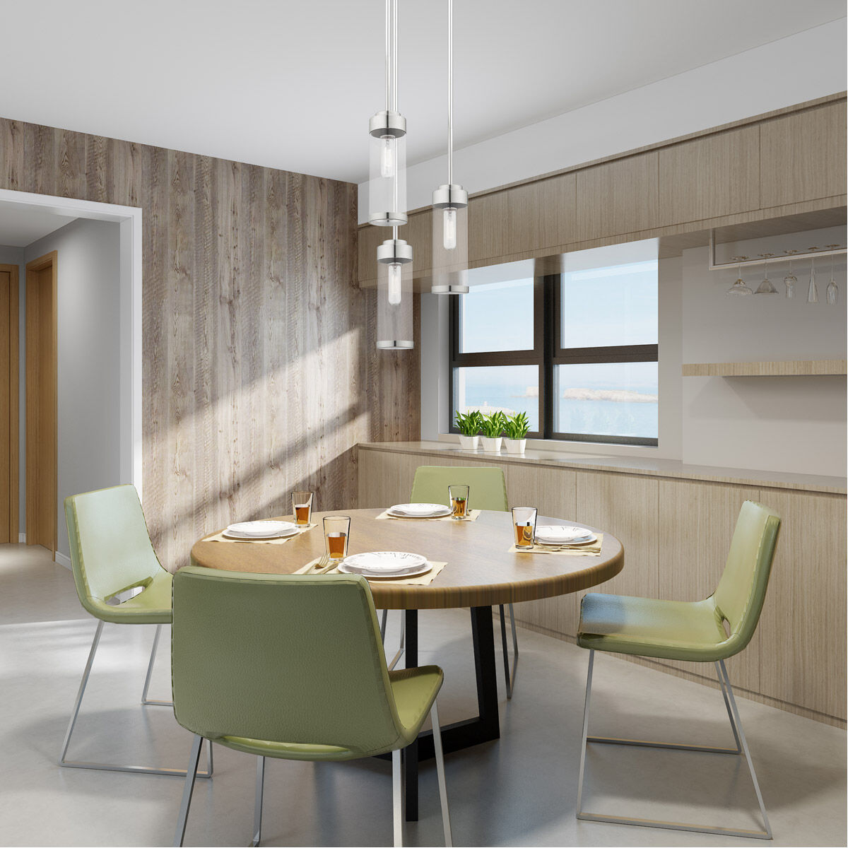 Hillcrest 1 Light 5 inch Polished Chrome Mini Pendant Ceiling Light