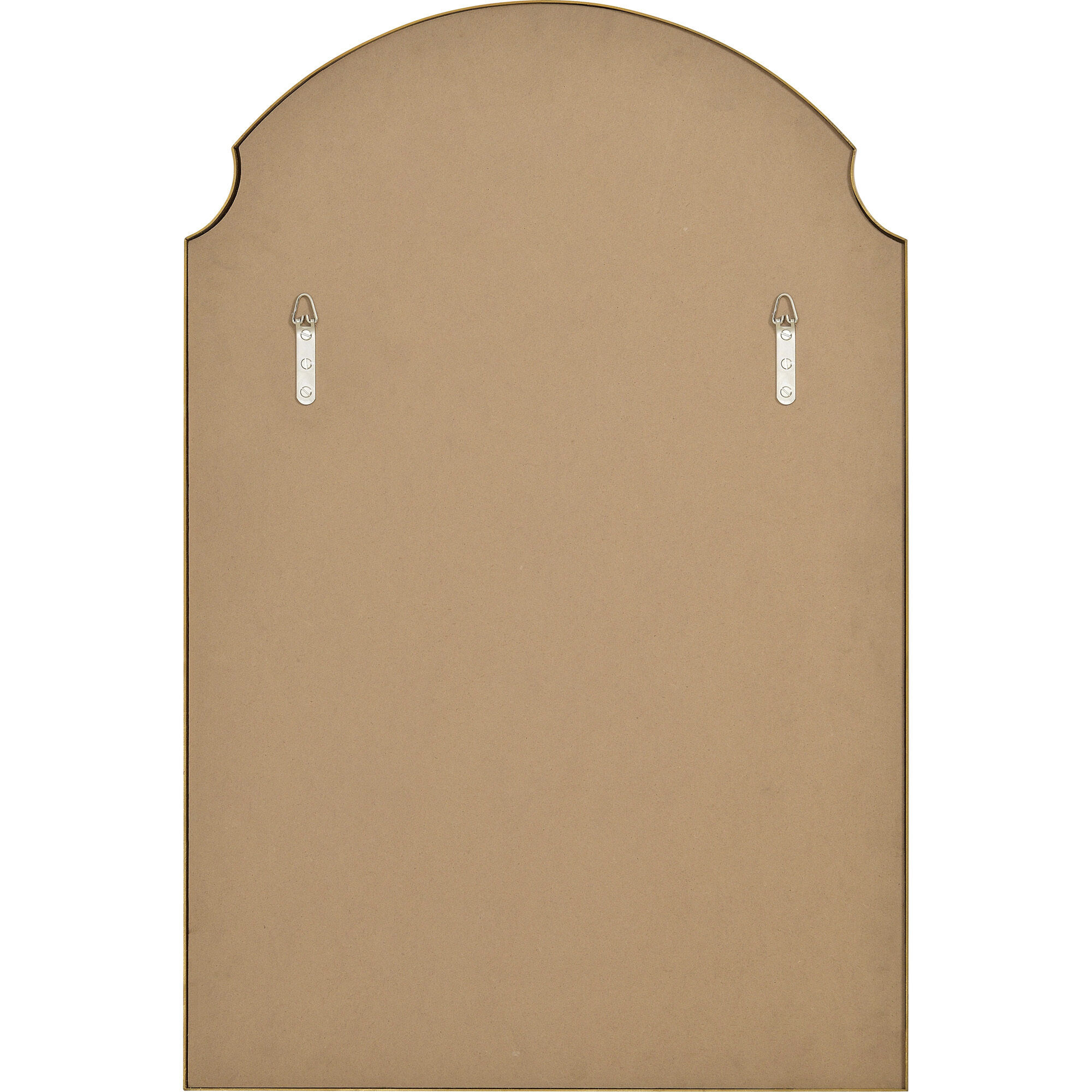 Christine 36 X 24 inch Gold and Clear Mirror