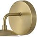 Julep LED 7.25 inch Lacquered Brass Bath Light Wall Light
