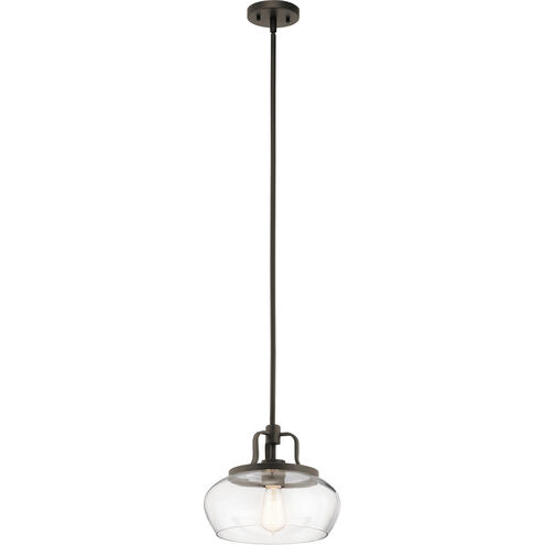 Davenport 1 Light 12 inch Olde Bronze Pendant/Semi Flush Ceiling Light