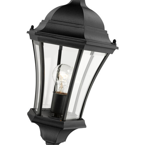 Wakefield 1 Light 90 inch Black Outdoor Post Mounted Fixture