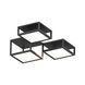 Cubix LED 36.5 inch Satin Black Surface Mount Ceiling Light