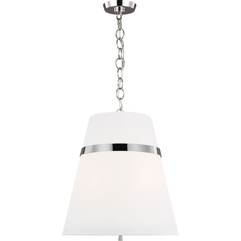 AH by Alexa Hampton Cordtlandt 3 Light 18 inch Polished Nickel Pendant Ceiling Light