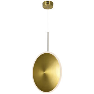 Ovni 16 inch Brass Down Pendant Ceiling Light