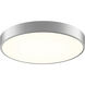 Pi LED 16 inch Bright Satin Aluminum Surface Mount Ceiling Light