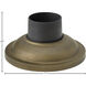 Isaac 7 inch Sienna Outdoor Pier Mount Base