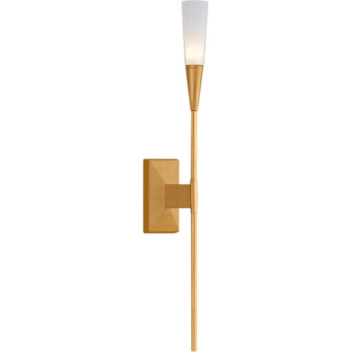 Chapman & Myers Stellar LED 2.5 inch Gild Single Tail Sconce Wall Light