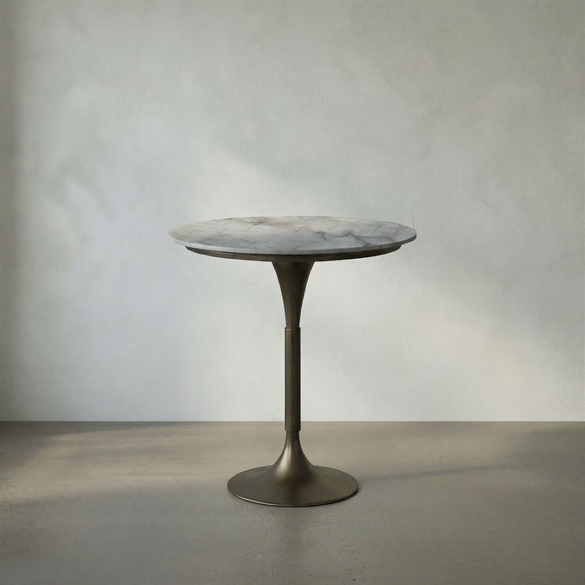 Jman Aged Brass Bar Table