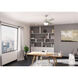 Neutron 54 inch Matte Nickel Ceiling Fan