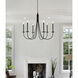 Cohen 6 Light 42 inch Black Chandelier Ceiling Light