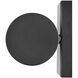 Zevi LED 29 inch Black with Lacquered Brass Vanity Light Wall Light, Vertical