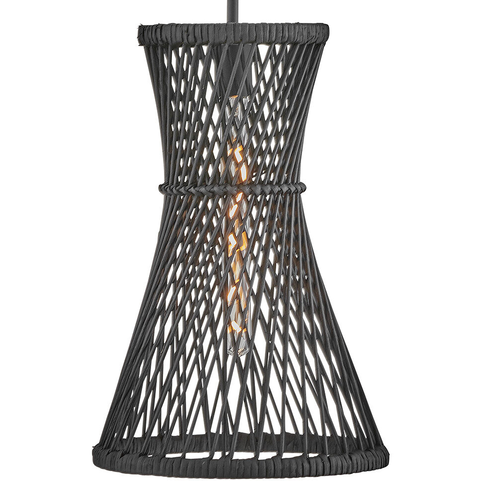 Twyla 12 inch Black Indoor Pendant Ceiling Light