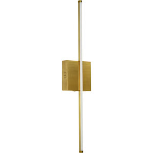 Array LED 24.5 inch Aged Brass Decorative Wall Sconce Wall Light, Decorative