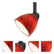 Serpentine 1 Light 12V Dark Bronze Track Head Ceiling Light