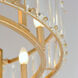 Odeon 33 inch Golden Silver Fandelight
