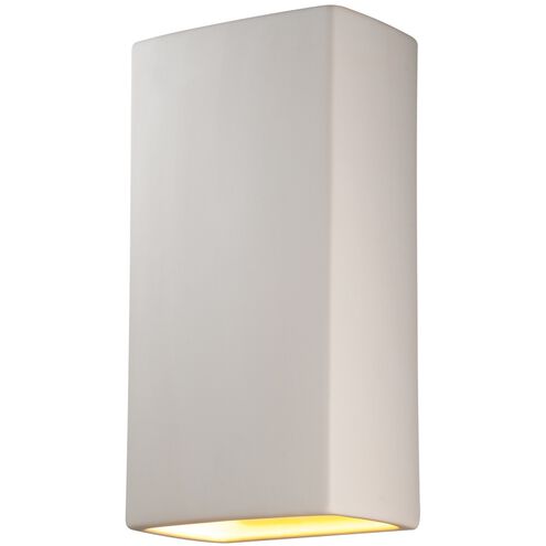 Ambiance Rectangle 2 Light 11 inch Bisque Wall Sconce Wall Light in Incandescent, Really Big