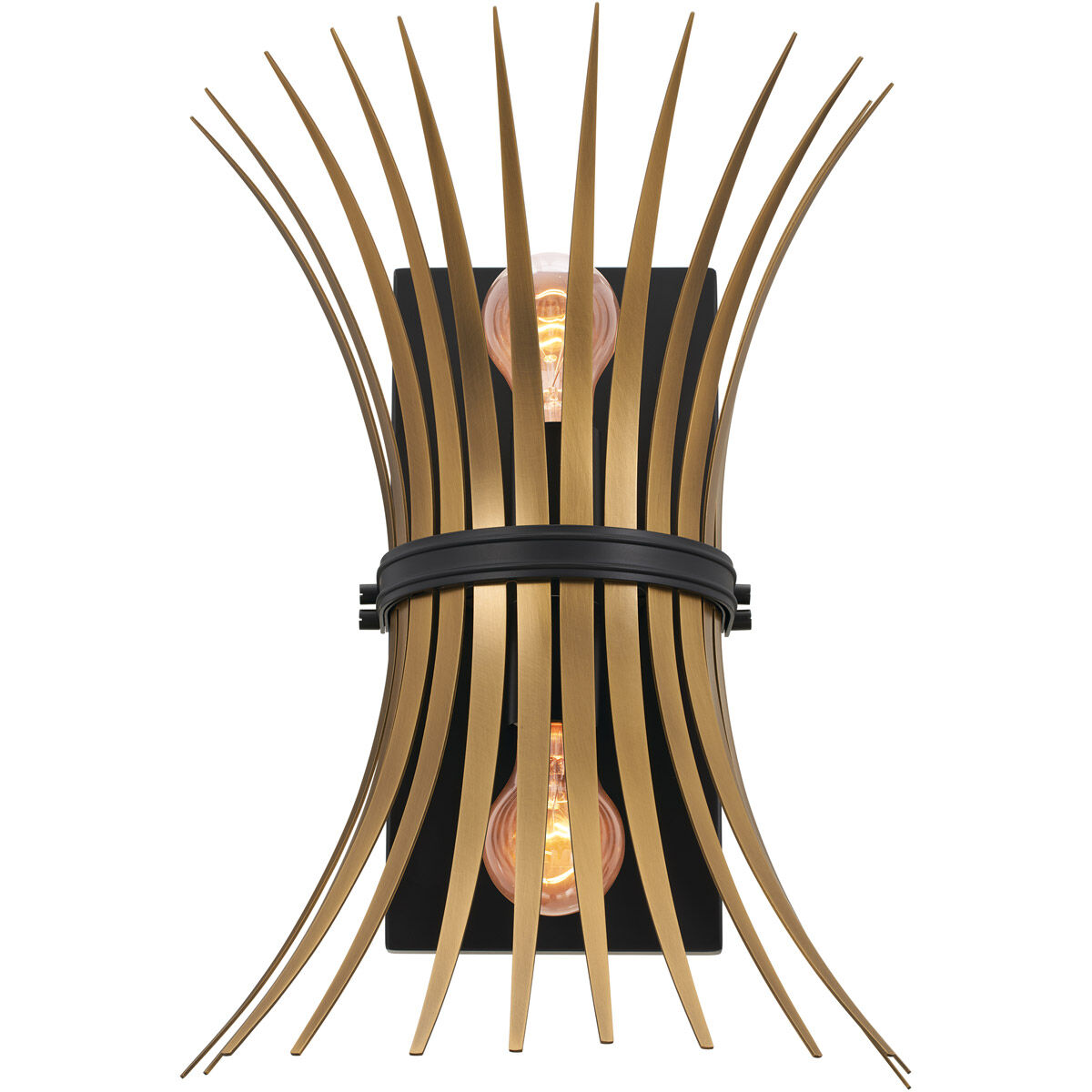 Homestead Baile 2 Light 8 inch Black Wall Sconce Wall Light, Baile