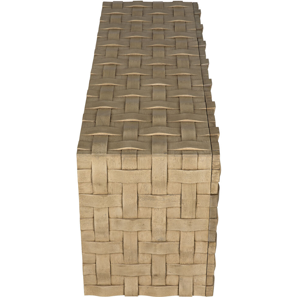 Weave 72.5 X 23 inch Bleached Walnut Sideboard