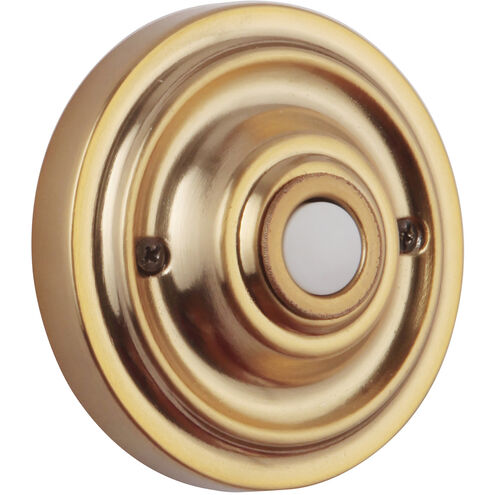 Teiber Satin Brass Push Button